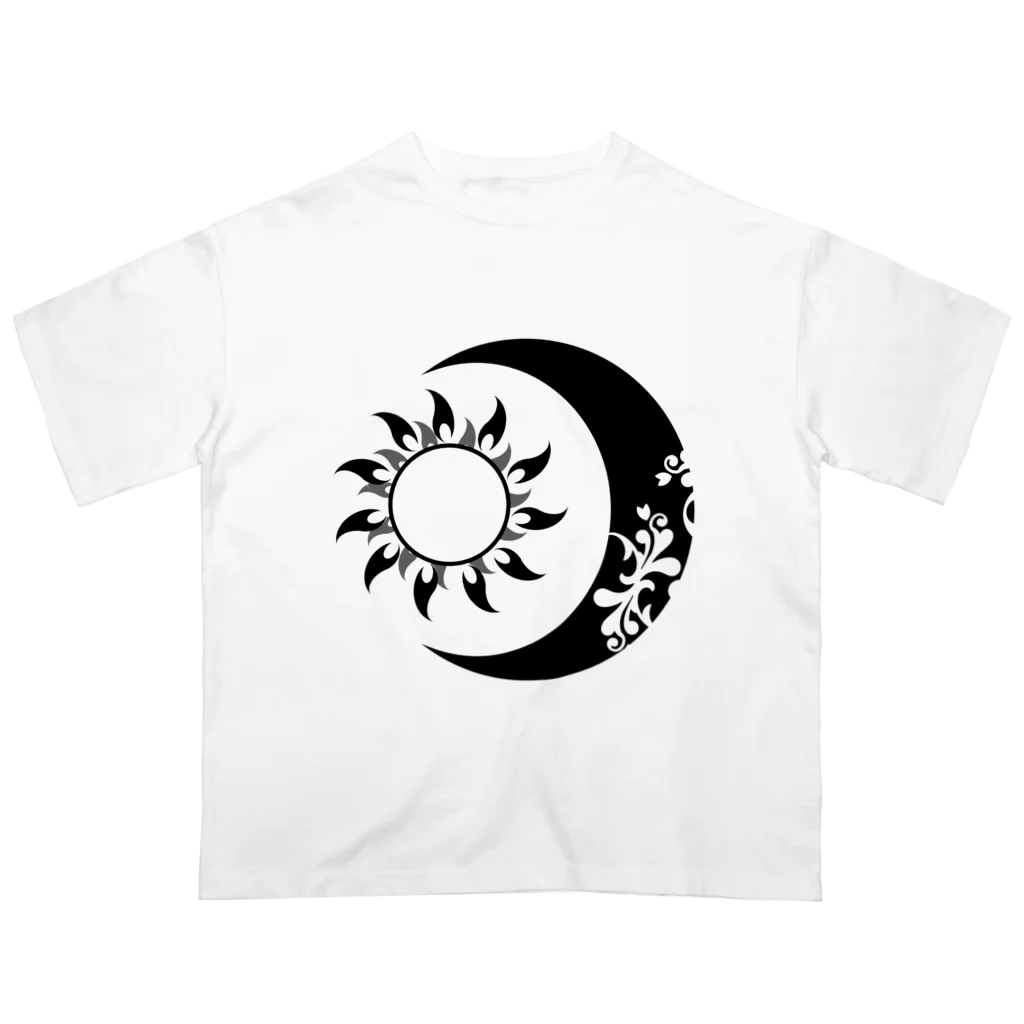 Senseの太陽と月 オーバーサイズTシャツ