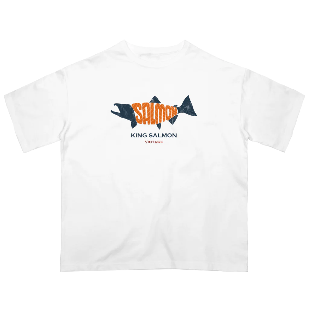 kg_shopのKING SALMON -Vintage- オーバーサイズTシャツ