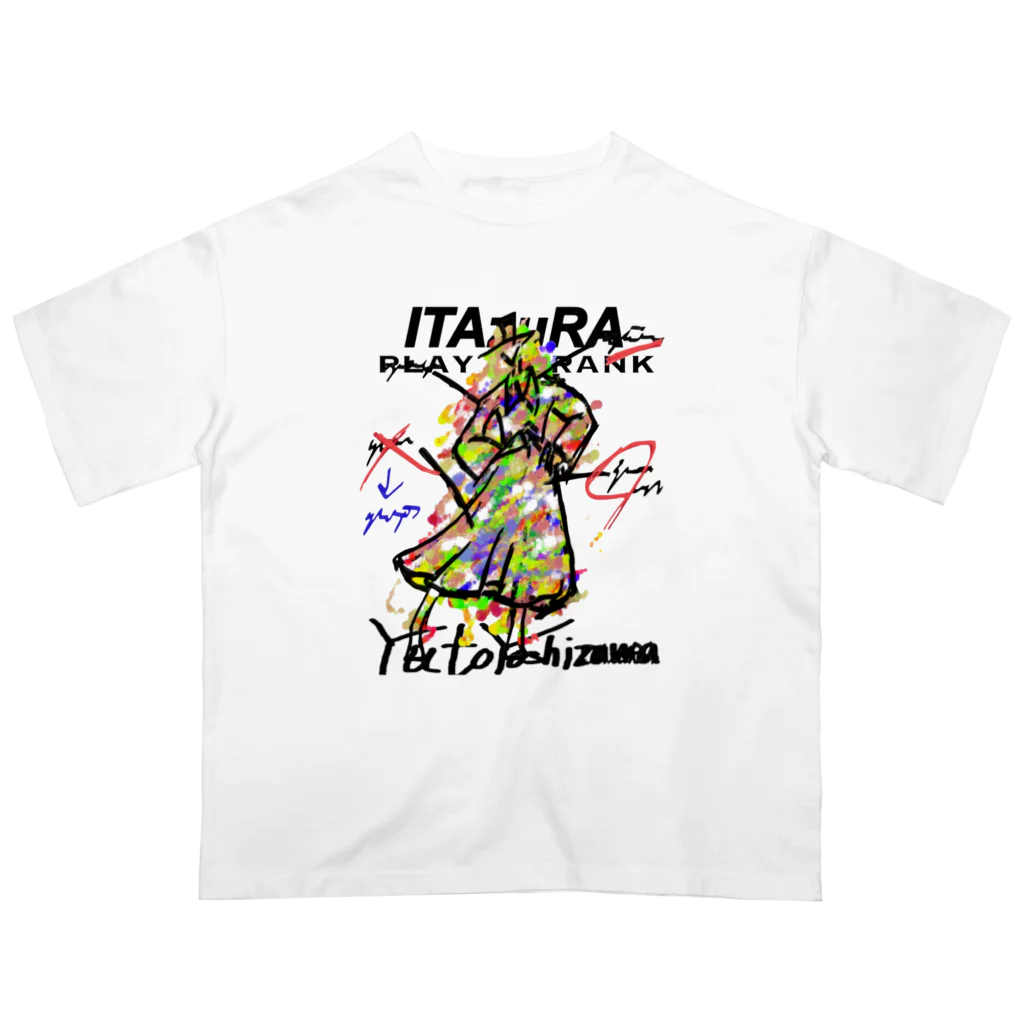 toyuuのDesign Sketch Graphic Oversized T-Shirt