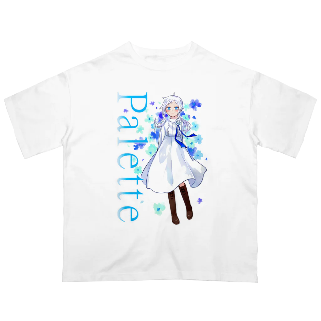 平田ひろたｰHirataHirotaのPalette-色彩の少女- オーバーサイズTシャツ