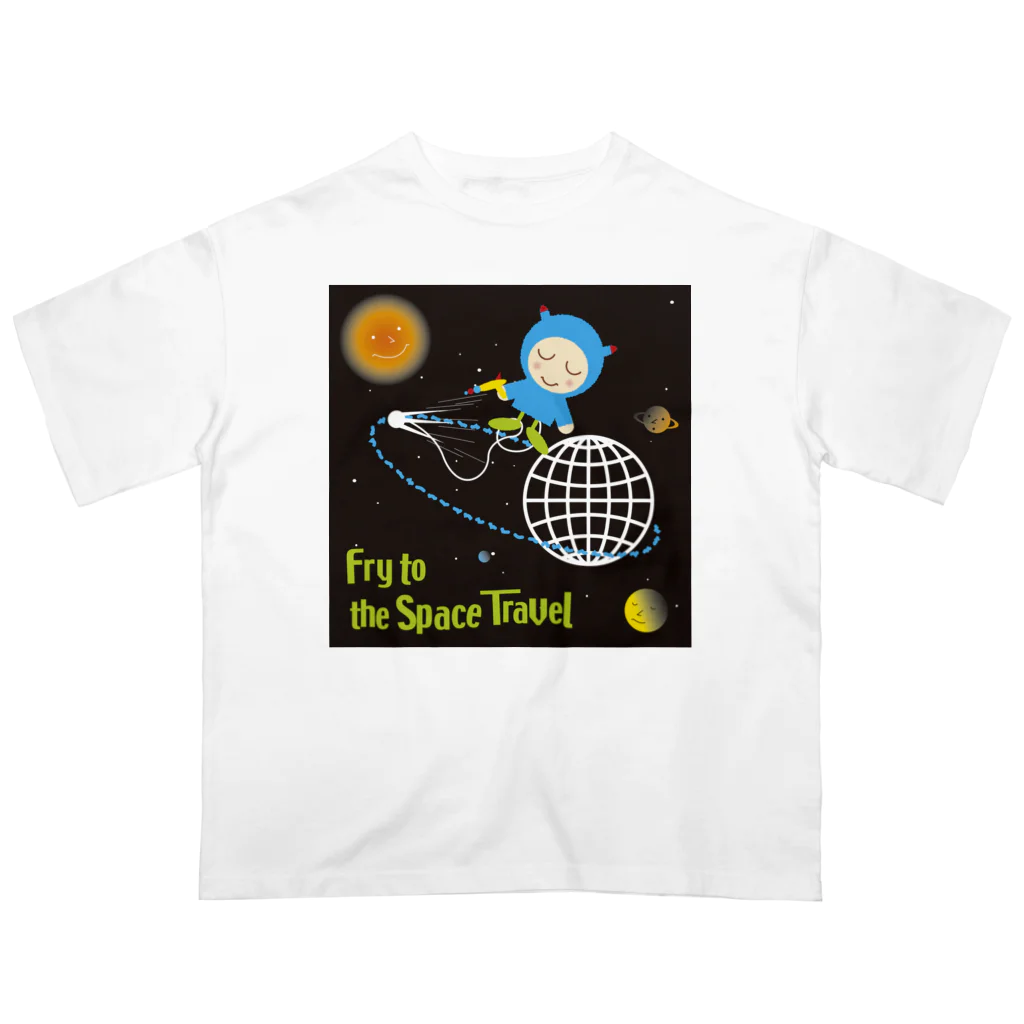 ファンシーファミリーファンタジーのスペース・ベイビー Oversized T-Shirt