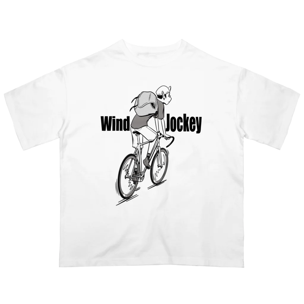 nidan-illustrationの"Wind Jockey" オーバーサイズTシャツ