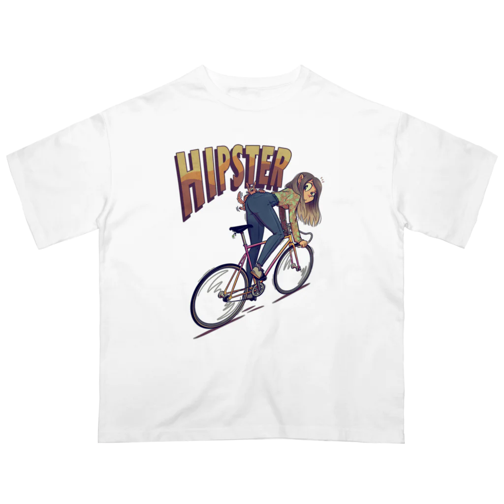 nidan-illustrationの"HIPSTER" オーバーサイズTシャツ