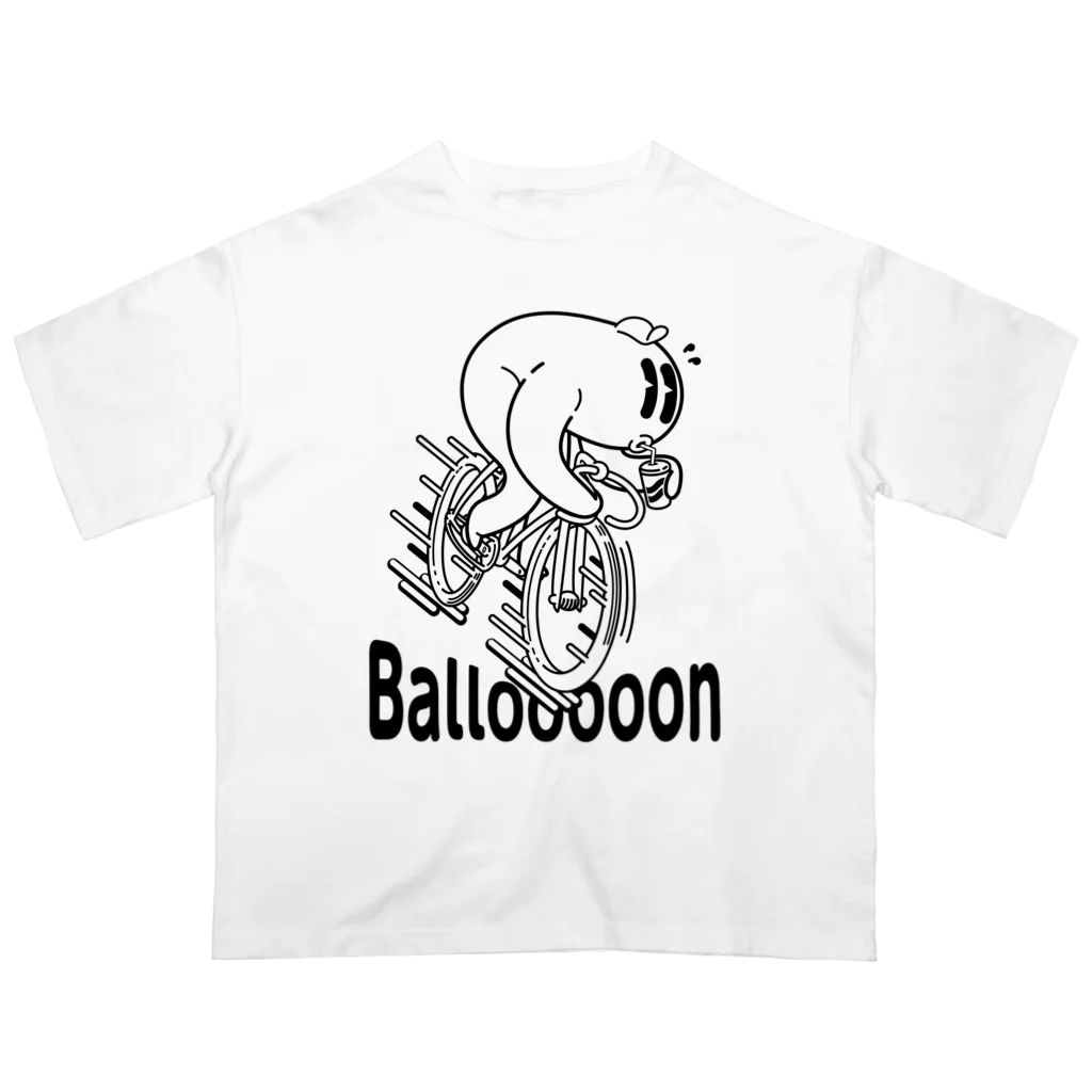 nidan-illustrationの"Ballooooon" #1 オーバーサイズTシャツ