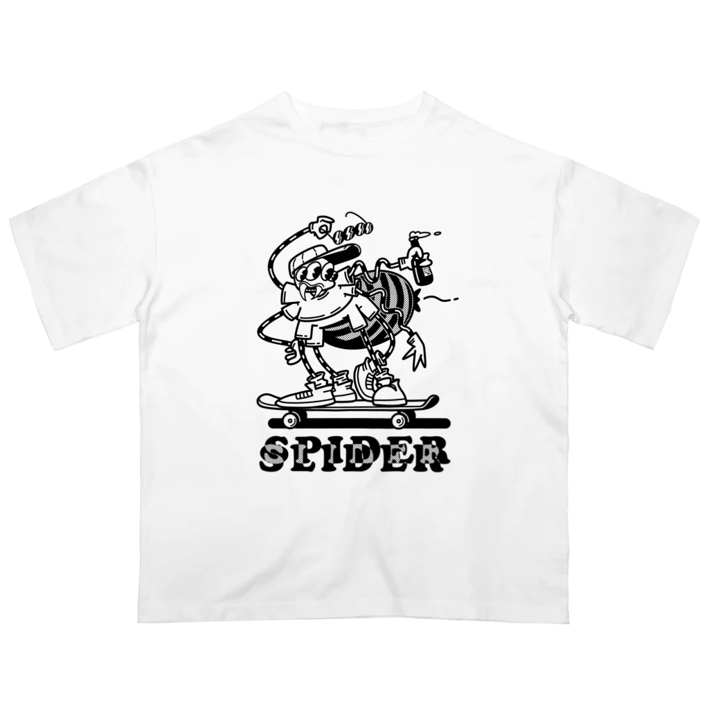nidan-illustrationの"SPIDER SLIDER" Oversized T-Shirt