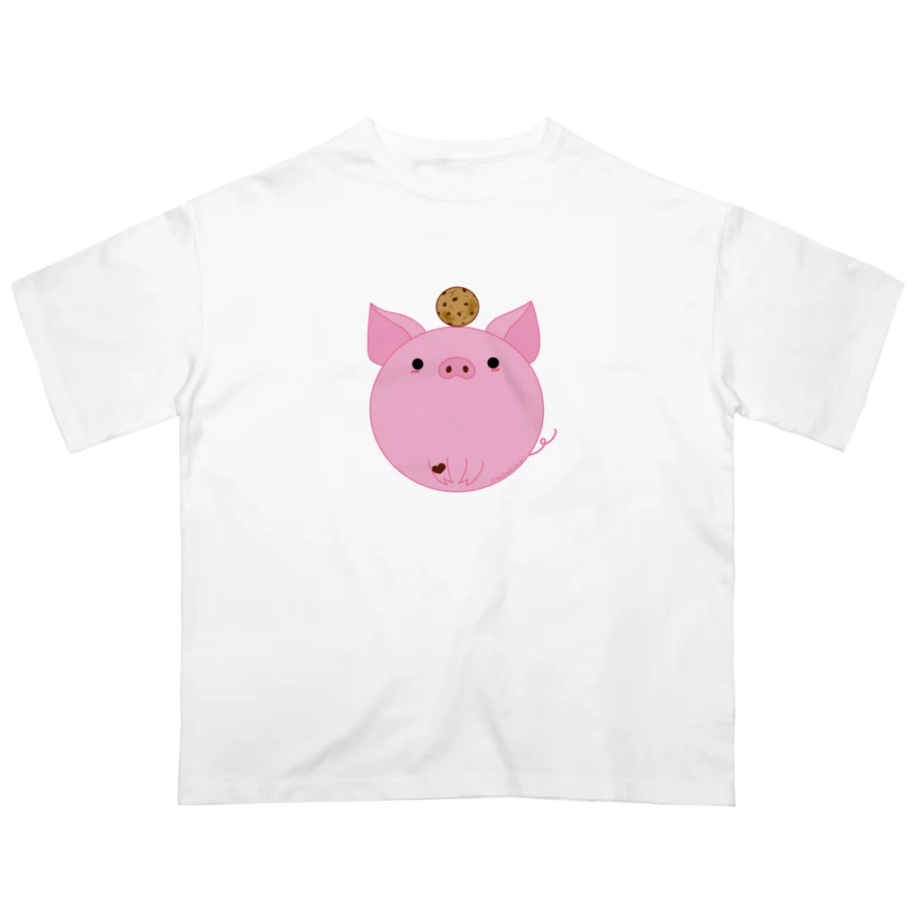 Draw freelyのぶたくん オーバーサイズTシャツ