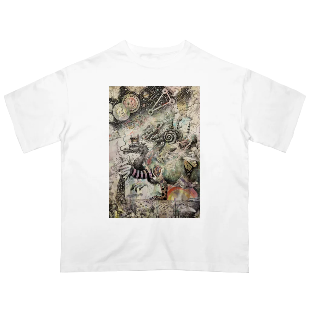 オチタケヒト takehito ochi きゃったろうのhydra Oversized T-Shirt