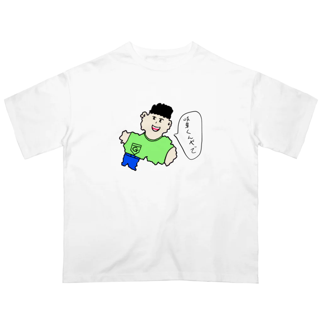 いきあの岐阜くん オーバーサイズTシャツ