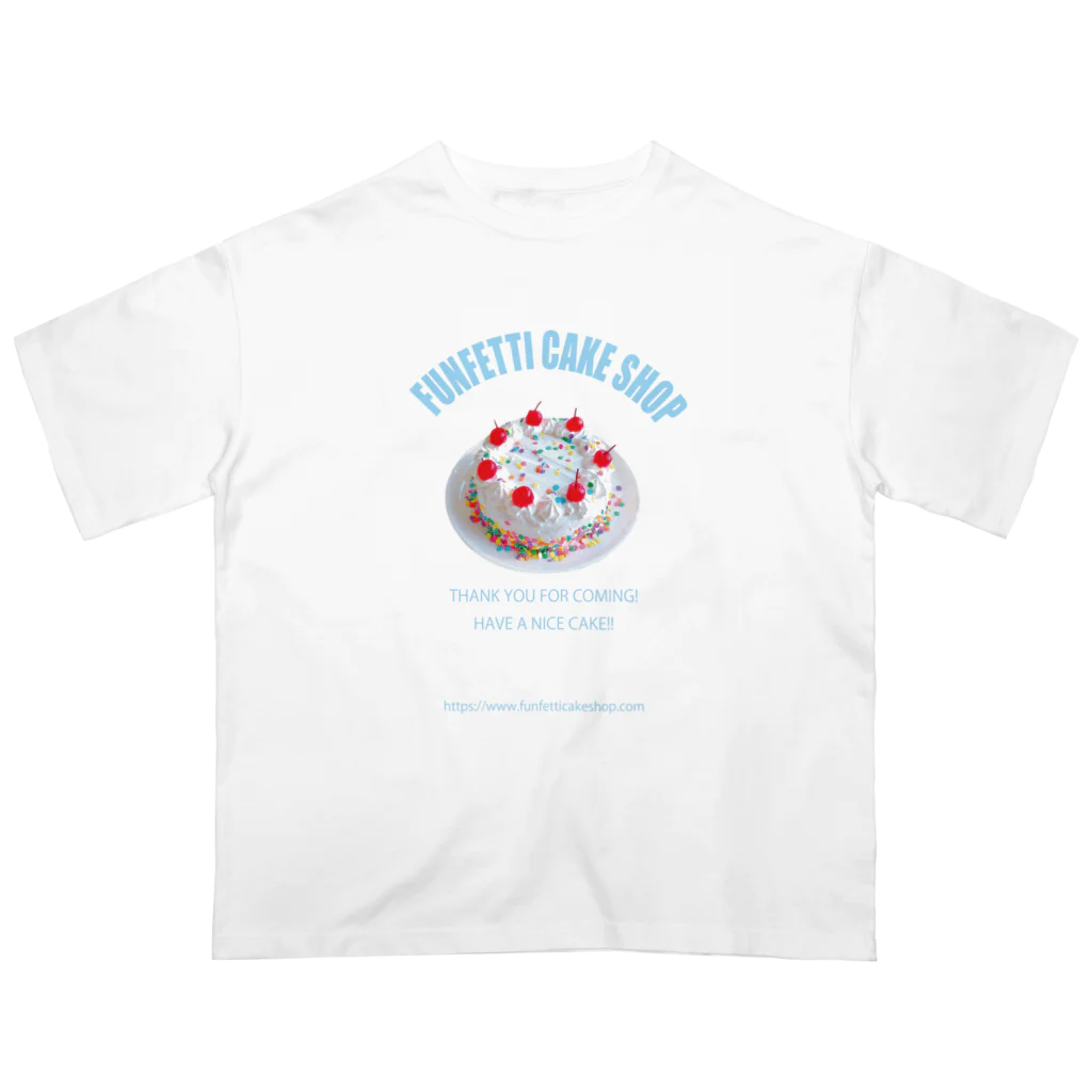 CHICHIPIのファンフェッティケーキショップ オーバーサイズTシャツ