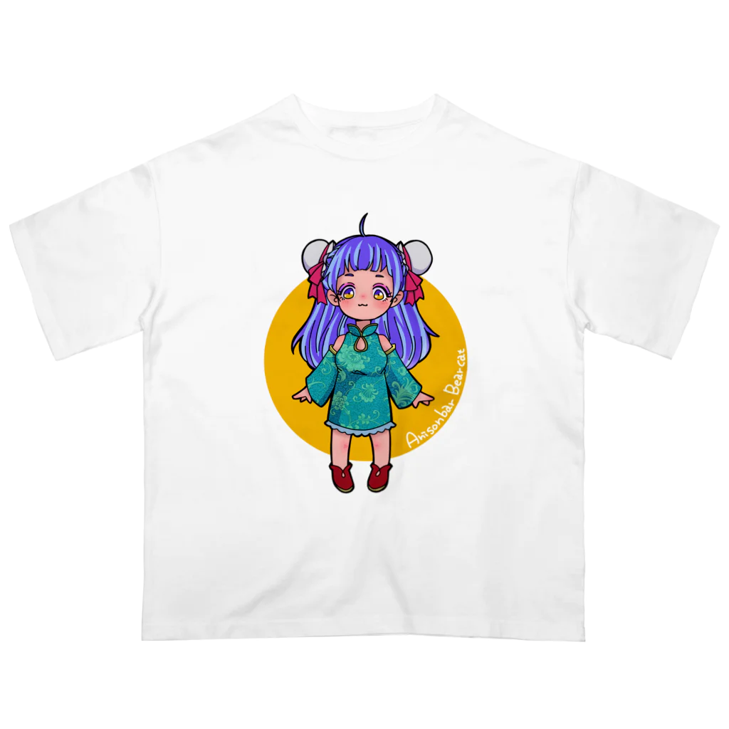 あにそんば〜べあきゃっとのパーフーTシャツ オーバーサイズTシャツ