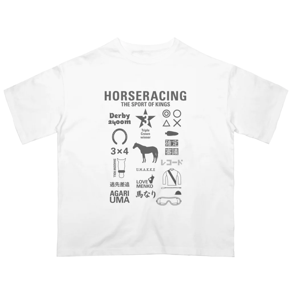 KAWAGOE GRAPHICSのHORSERACING GRAPHICS オーバーサイズTシャツ