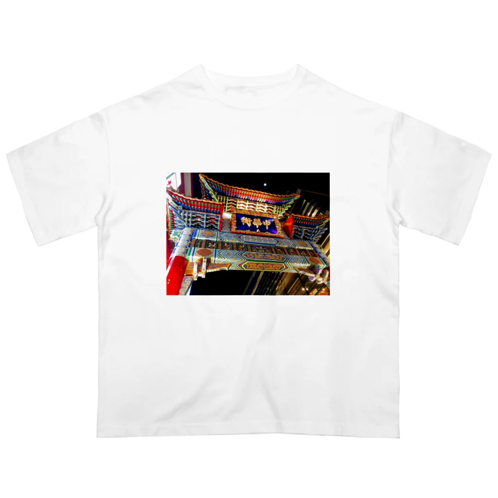 rion02の横浜中華街T オーバーサイズTシャツ