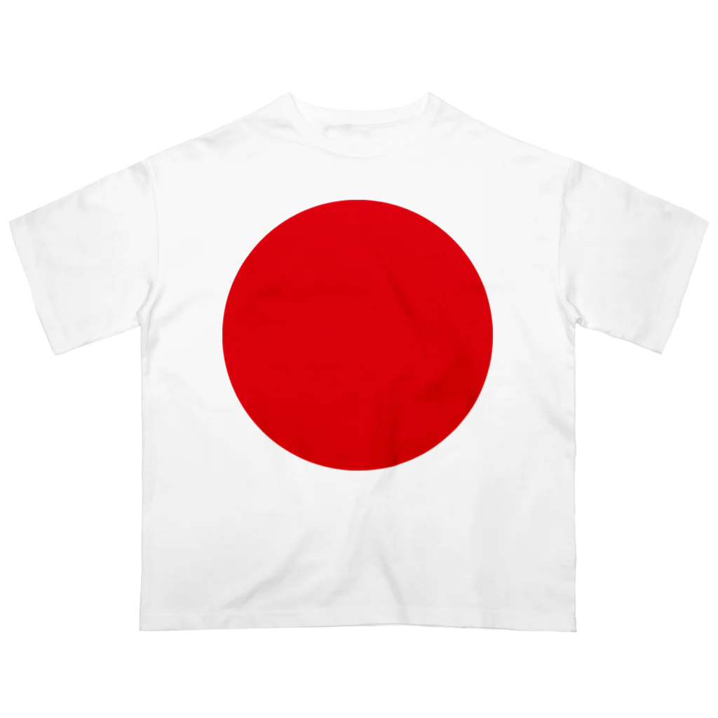 日本 JAPAN 国旗 日の丸 赤丸 オーバーサイズTシャツ