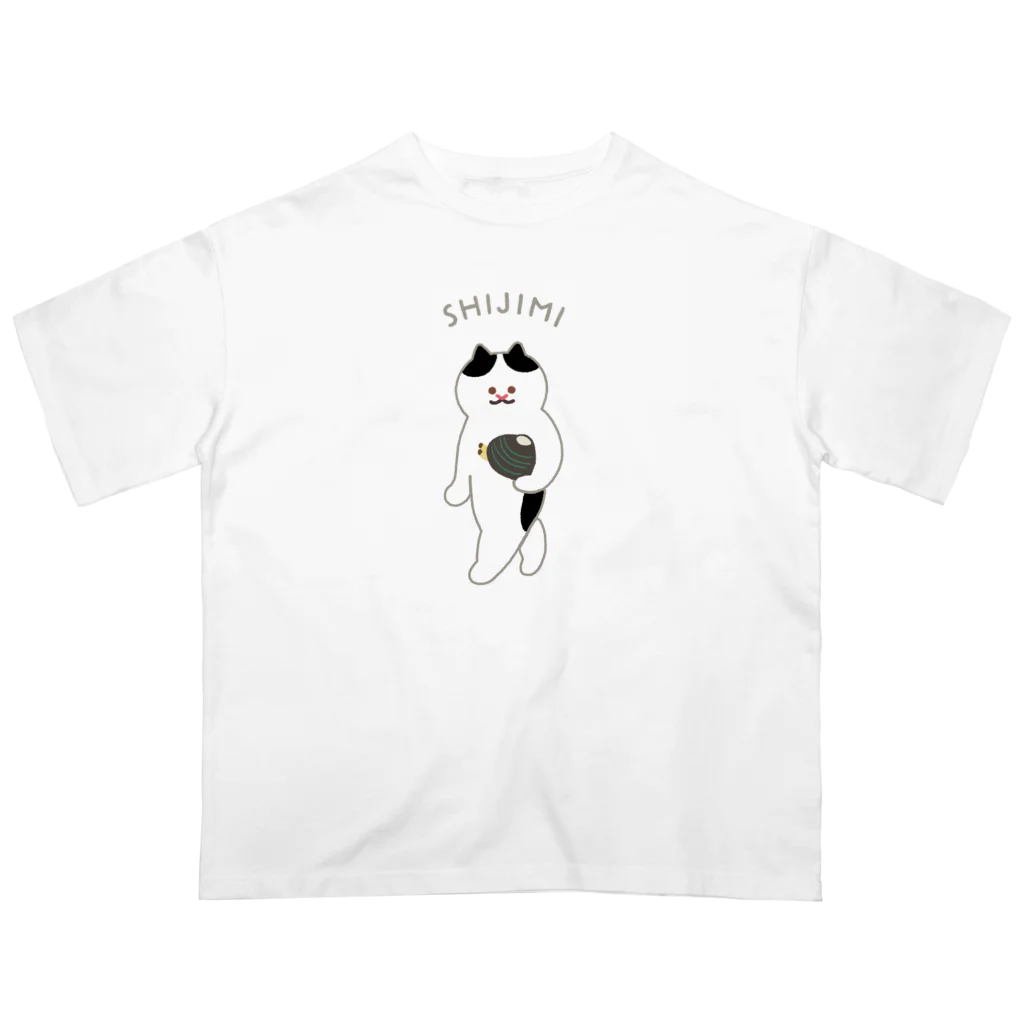 SUIMINグッズのお店の【中・フチあり】SHIJIMI オーバーサイズTシャツ