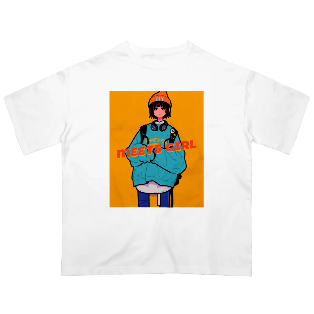 美好よしみのUniversity Oversized T-Shirt