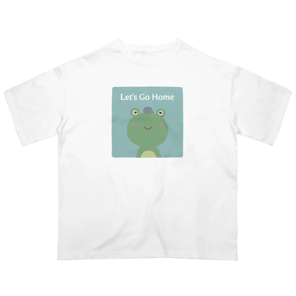 【SALE】Tシャツ★1,000円引きセール開催中！！！kg_shopのLet's Go Home オーバーサイズTシャツ