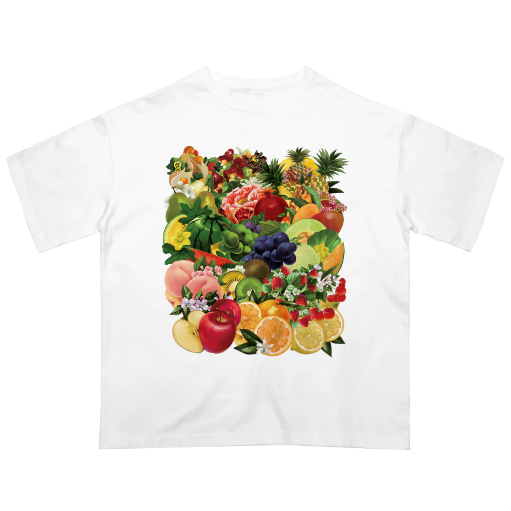 カワウソとフルーツの【forseasons】フルーツ盛り合わせ（ロゴなし） Oversized T-Shirt