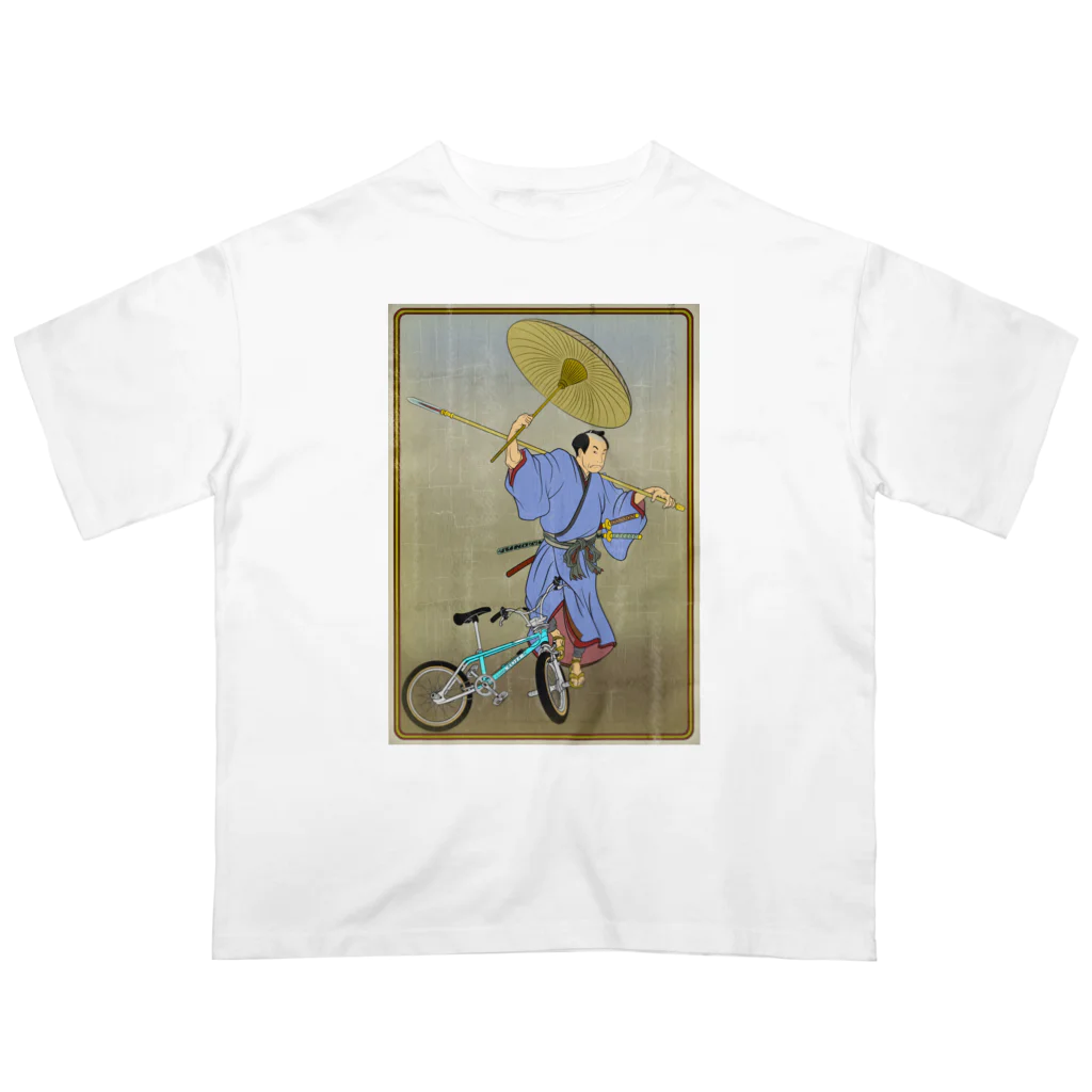 nidan-illustrationの"bmx samurai" #1 Oversized T-Shirt