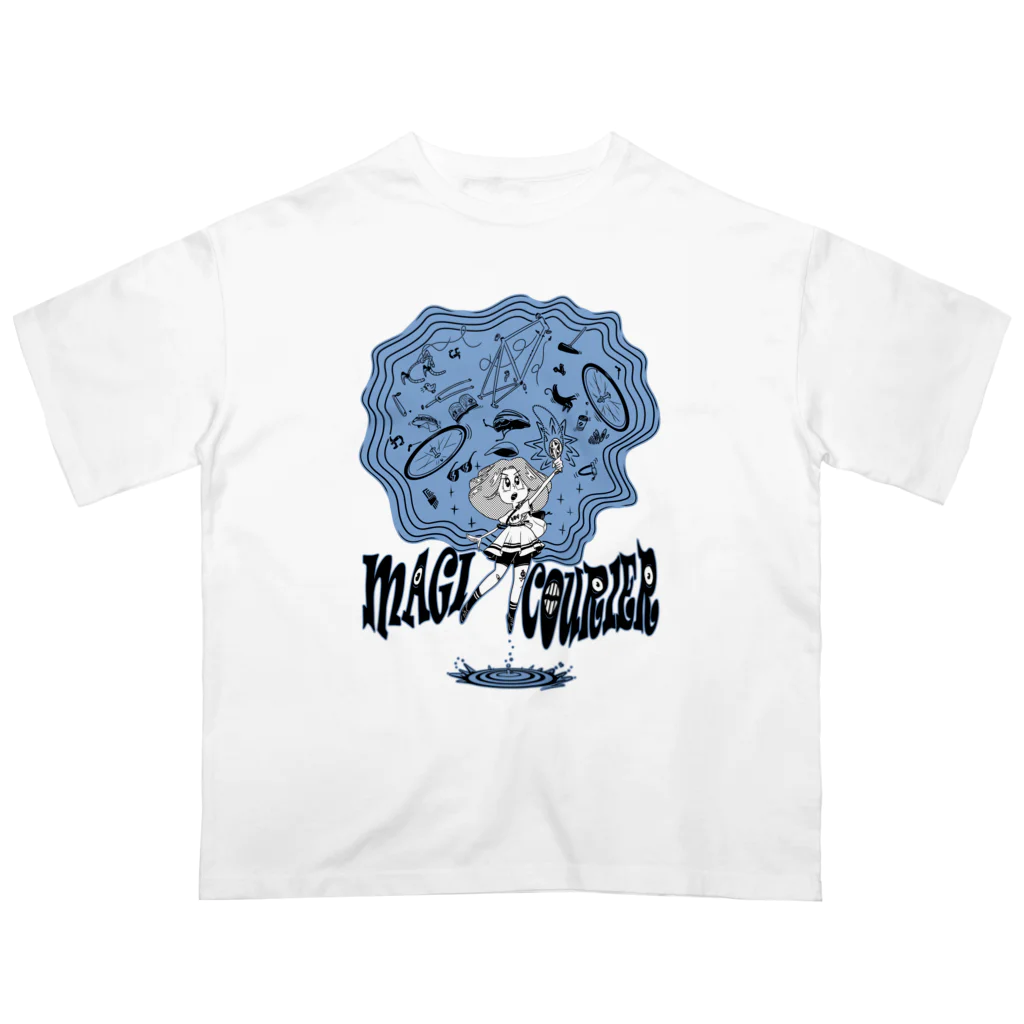 nidan-illustrationの“MAGI COURIER” blue #1 Oversized T-Shirt