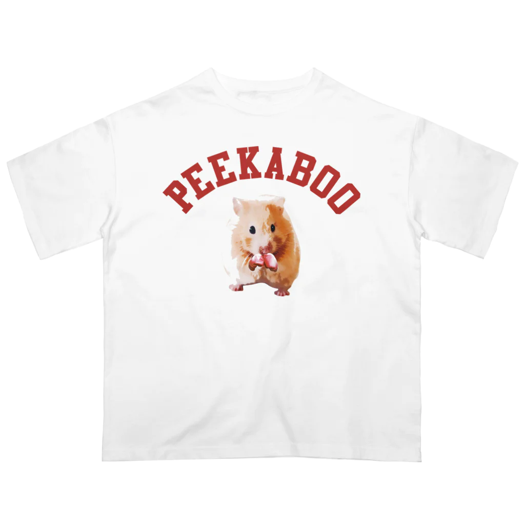 MessagEのPEEKABOO HAMSTER オーバーサイズTシャツ