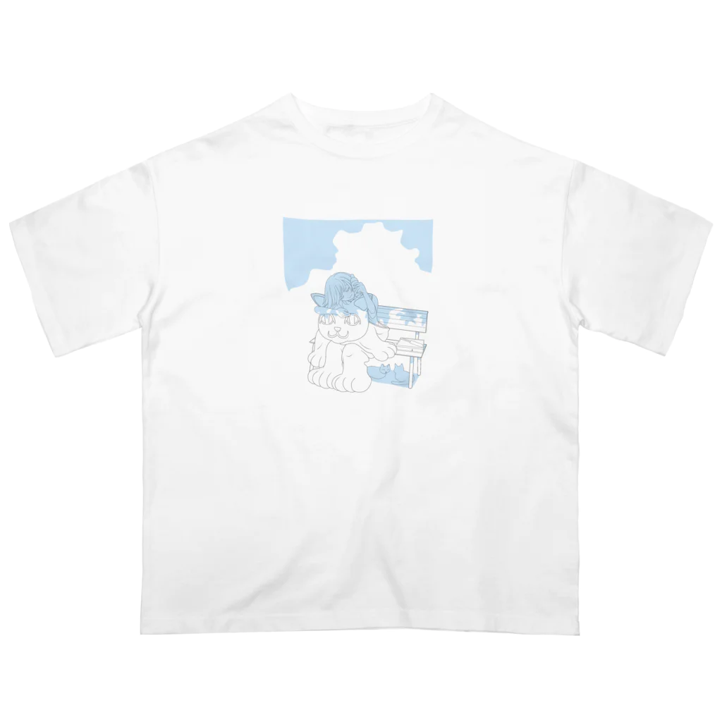 nya-mew（ニャーミュー）のねこのひとやすみ Oversized T-Shirt