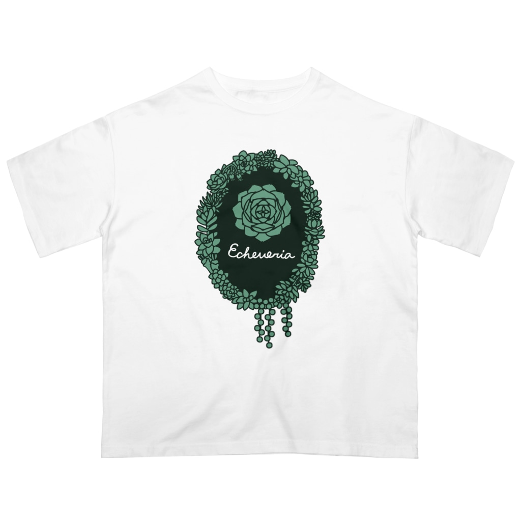 Alba spinaのエケベリア グリーン Oversized T-Shirt