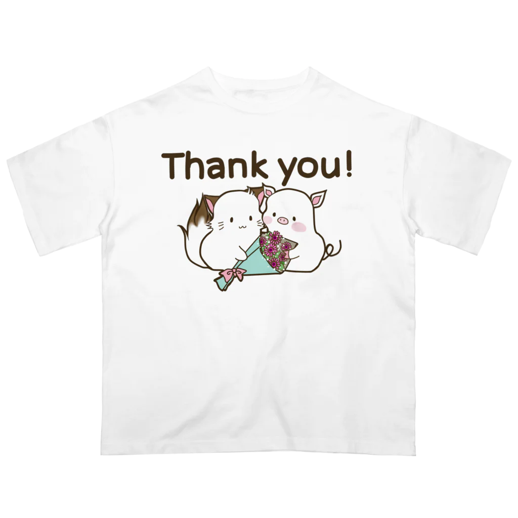 ＮＯＲＴＨ★ＳＴＡＲ　　　　　　　　　　　　のーす　すたあのみぃとぶぅ　感謝！ Oversized T-Shirt