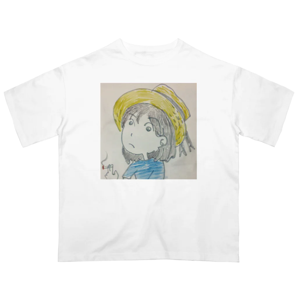 マキロン9shopのサマーガール。 オーバーサイズTシャツ