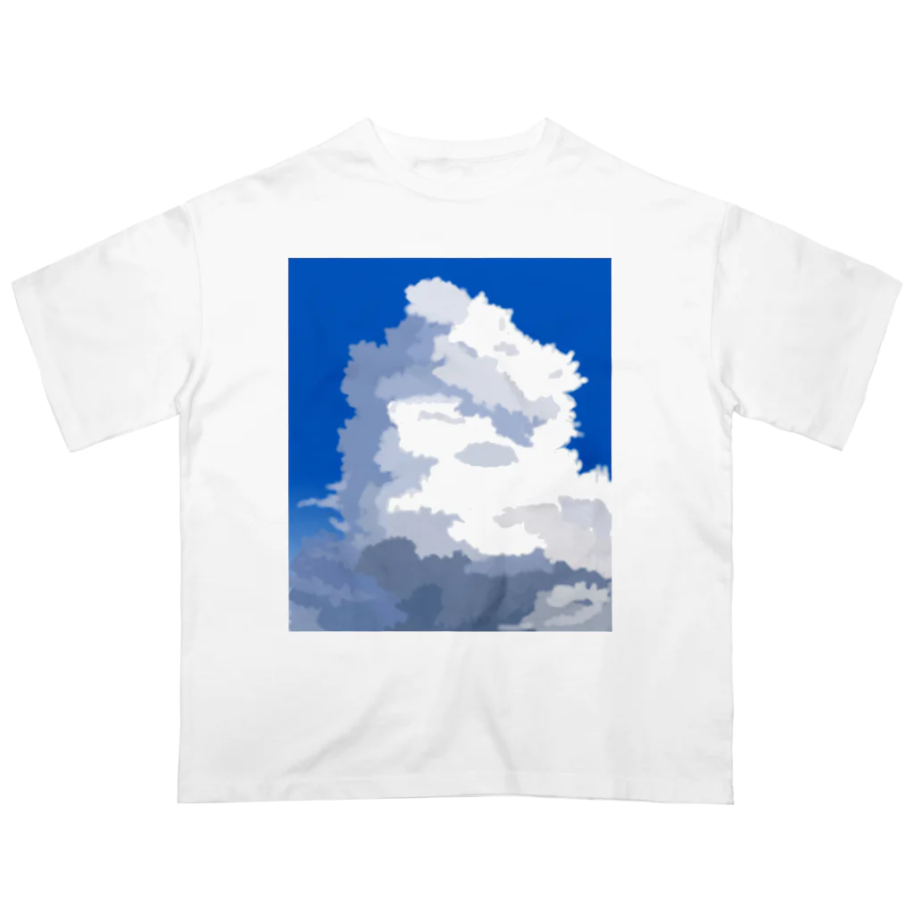 satoharuのもくもく積乱雲 オーバーサイズTシャツ