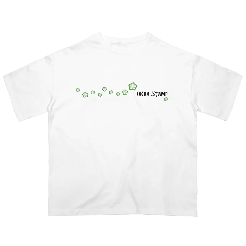 喫茶・シャム猫のOKRA STAMP オーバーサイズTシャツ