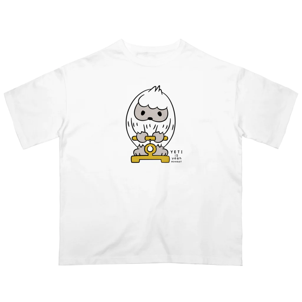 イラスト MONYAAT のはいきんりょくチェック M Oversized T-Shirt