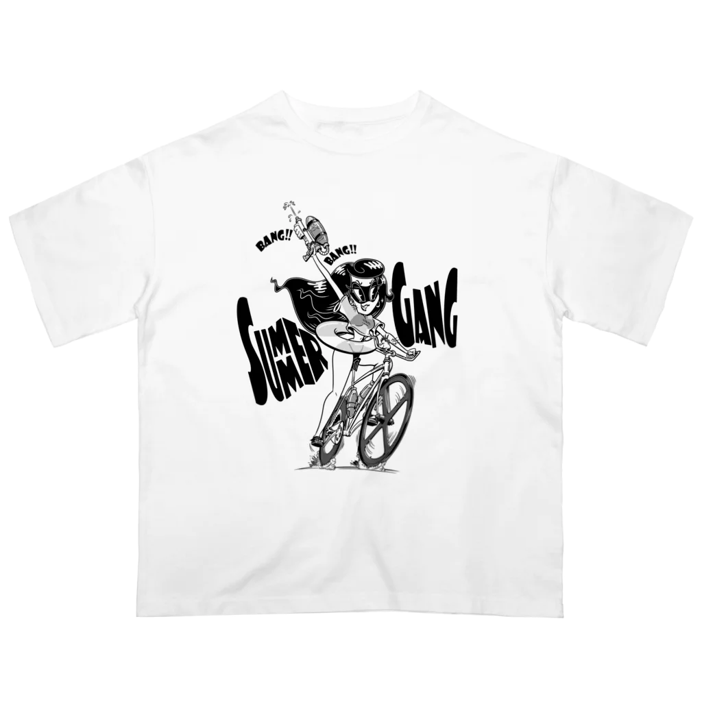 nidan-illustrationの"SUMMER GANG" オーバーサイズTシャツ