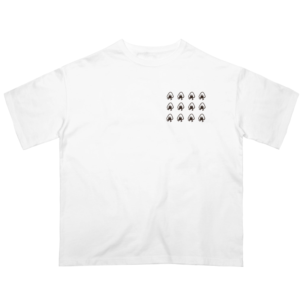 いそがしくてもメシのまーちんぐおにぎり Oversized T-Shirt