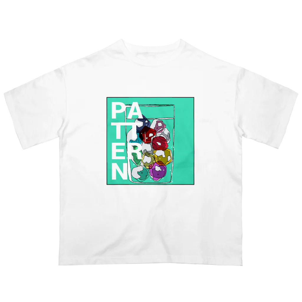 二木 こうた、🐭のPATTERN（表裏デザイン） Oversized T-Shirt