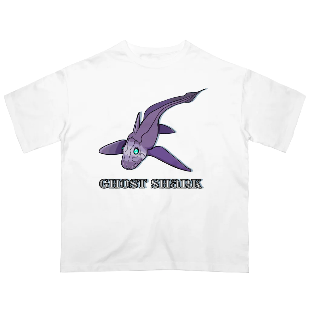 LalaHangeulのGhost Shark オーバーサイズTシャツ