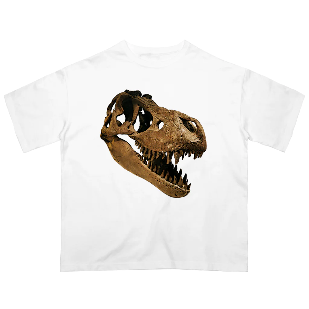 RubbishのT. Rex 頭骨 Oversized T-Shirt