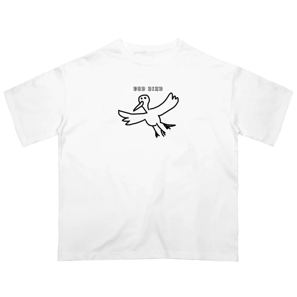 OpapanのGOD BIRD オーバーサイズTシャツ
