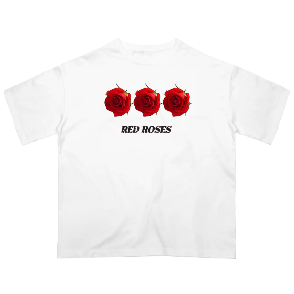 脂身通信Ｚの赤い薔薇_2111 オーバーサイズTシャツ