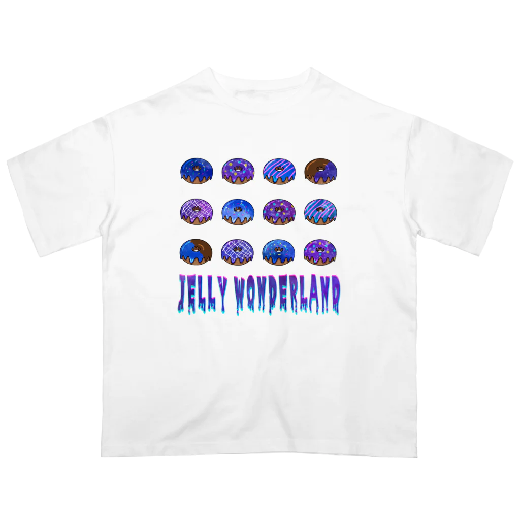 【公式】JELLY WONDERLAND【ショップ】のジェリードーナツ Oversized T-Shirt