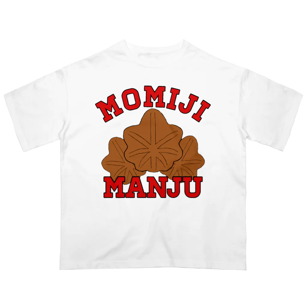 ヘンテコデザイン専門店　SYUNLABOのMOMIJI MANJU Oversized T-Shirt