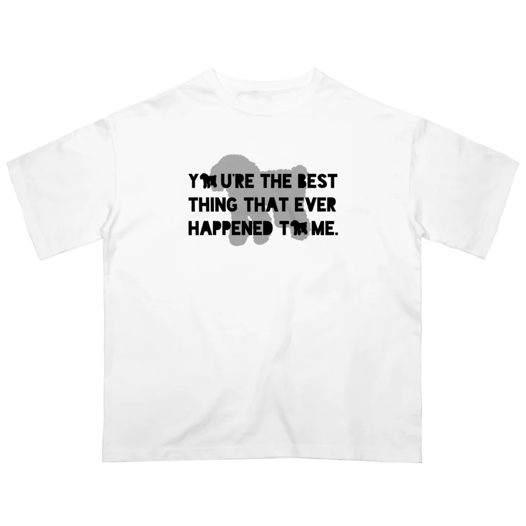 onehappinessのトイプードル オーバーサイズTシャツ