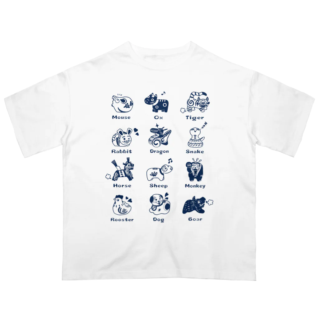 SU-KUのThe Zodiac of Fukushima Oversized T-Shirt