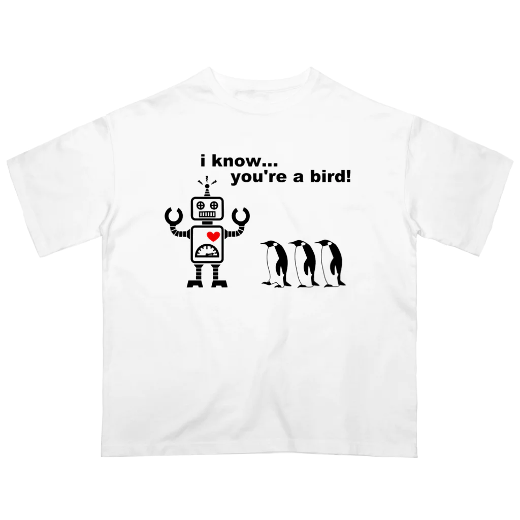 ブランケット大佐のペンギンとロボ Oversized T-Shirt