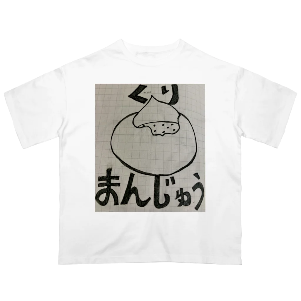 旨味教授といちごもちぷりんのくりまんじゅう オーバーサイズTシャツ