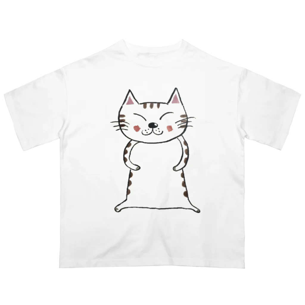 tokotosuzuの茶とら01 オーバーサイズTシャツ