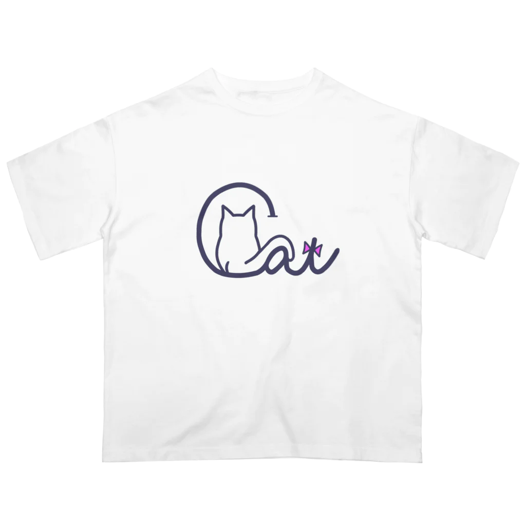 にゃんたまごのCatの中のにゃんこ Oversized T-Shirt