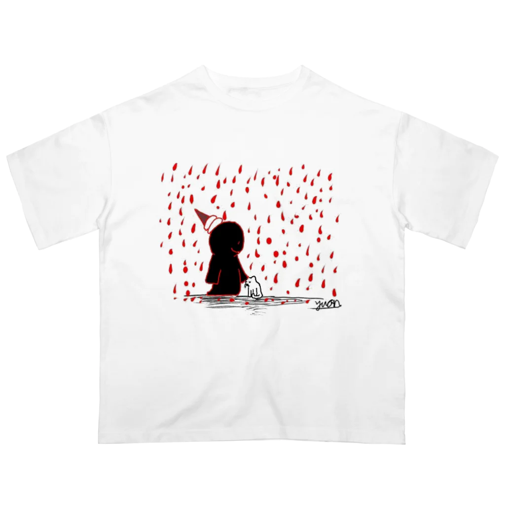 遊庵/yuan/ペン画描きたがりの遊庵公式キャラ Oversized T-Shirt