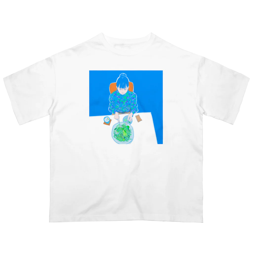 チャーリーリビングストンのお店の野菜食べるのだ Oversized T-Shirt