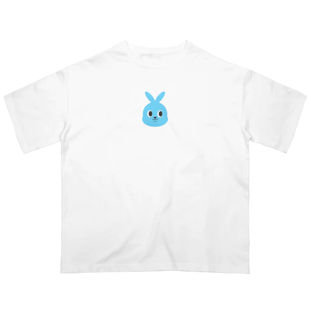 真夏のホットコーヒーのうさぎくんTシャツ Oversized T-Shirt