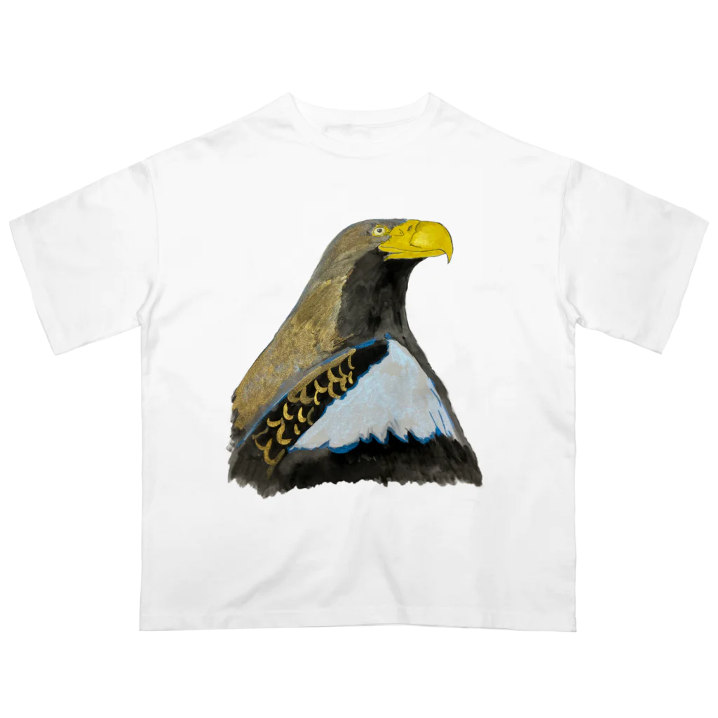 Coshi-Mild-Wildのオオワシ　🦅でござる🪶 オーバーサイズTシャツ